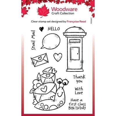 Snail Mail Woodware Clear Stamp (FRS927)