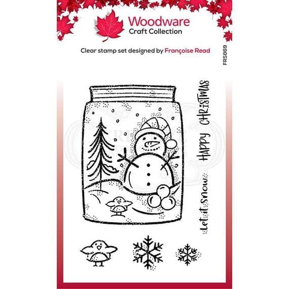 Snow Jar Woodware Clear Stamp (FRS869)