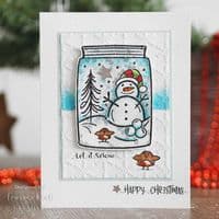 Snow Jar Woodware Clear Stamp (FRS869)