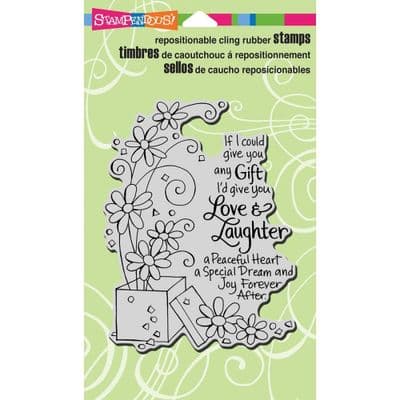 Stampendous Cling Laughter Gift (CRR258)