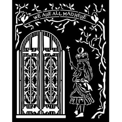 Stamperia 20x25cm Thick Stencil Alice Door