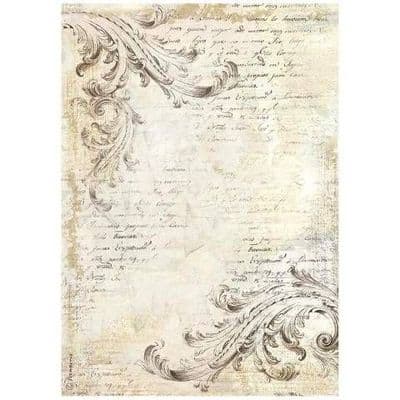 Stamperia A4 Rice Paper Alchemy Background