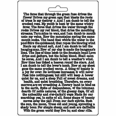 Stamperia Soft Mould A5 Journal