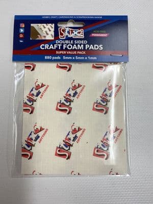 Stix2 3D foam - Supervalue pack 880 squares 5x5x1mm