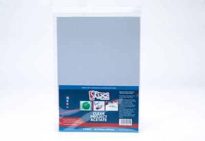 Stix2 Acetate - A4 x 0.1mm (5 sheets) - ultra clear project acetate
