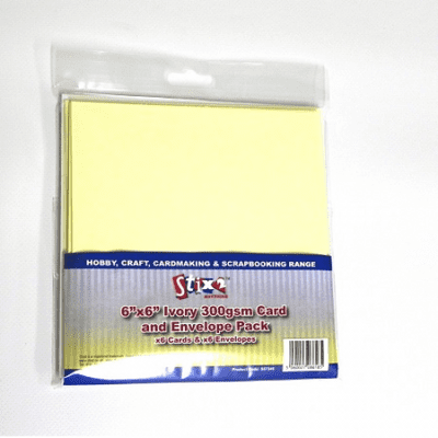 Stix2 Card & Envelopes - 6x6