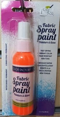 Stix2 Fabric Spray Paint - Neon Orange