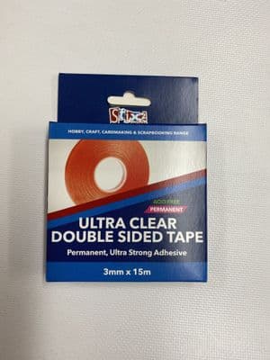 Stix2 Ultra Clear Tape - 3mm x 15m