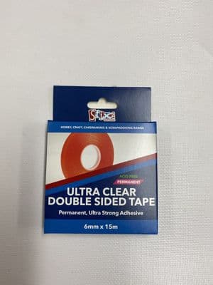 Stix2 Ultra Clear Tape 6mm x 15m