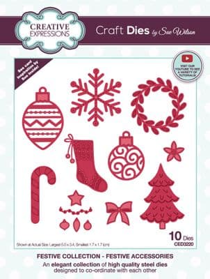 Sue Wilson Festive Accessories Die (CED3220)