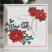 Sue Wilson Mini Expressions Happy Holly Days Craft Die (CEDME086)