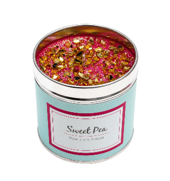 Sweet Pea Candle Tin