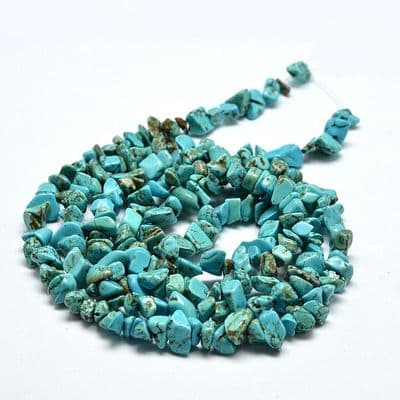 Synthetic Turquoise Chips 34