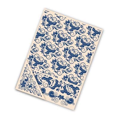 Tattered Lace Embossing Folder Set - Holly Flourish