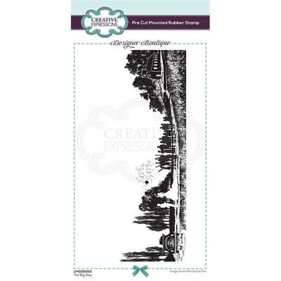 The Big Day DL Creative Expressions Designer Boutique Collection Rubber Stamp