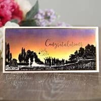 The Big Day DL Creative Expressions Designer Boutique Collection Rubber Stamp