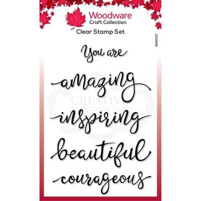 The Right Words Woodware Clear Stamp (JGS698)