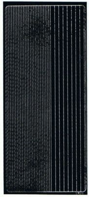 Thin and Thick Lines Black Peel-Off Sticker