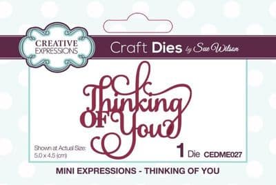 Thinking of You Creative Expressions Die (CEDME027)