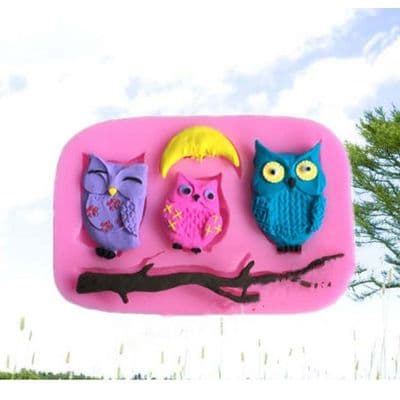 Three Owls Silicone mould