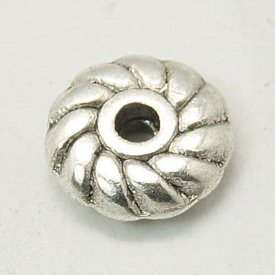 Tibetan Silver Gear Spacer Beads (30)