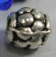 Tibetan Silver Spacer Beads - Barrel Shape - Antique Silver Colour - 4.5x4.1mm.  Approx 25