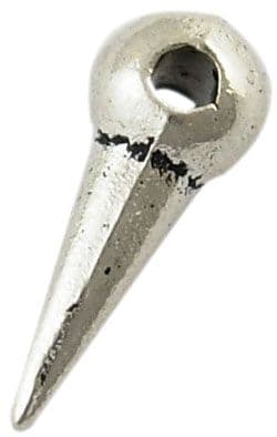Tibetan Silver Stud/Spike Charm - 14x5mm - pack of 20
