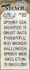Tim Holtz Stencil - Halloween