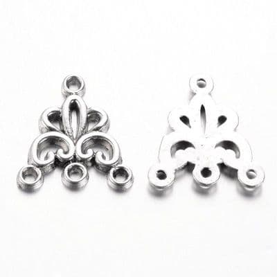 Triangle Chandeliers Silver (4)