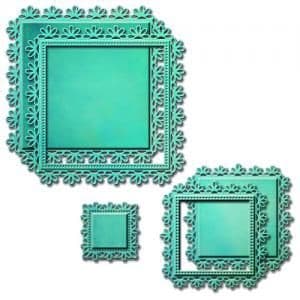 Triple Floral Deco Elements Spellbinder Die