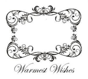 Umount Mounted Stamp - Delicate Frame