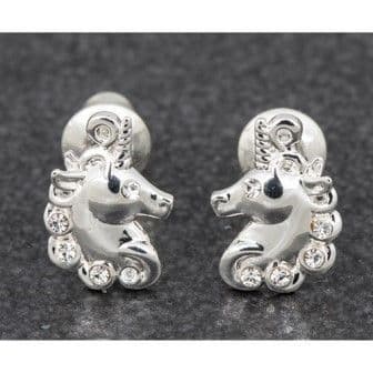 Unicorn Dreams Earrings Silver Plated