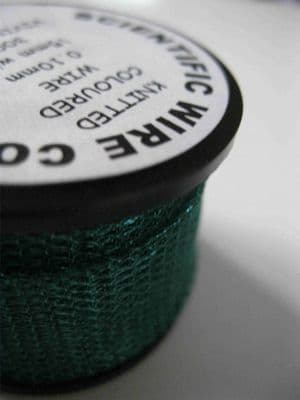 Vivid Green  0.1mm Knitted Wire (15mm wide x 1m)
