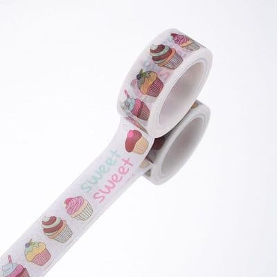 Washi Tape Cupcake (15mmx5m)