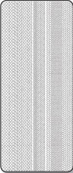 Wavy Lines - Black Peel-Off Sticker