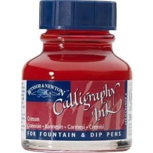 Winsor & Newton Calligraphy Ink (30ml) - Crimson