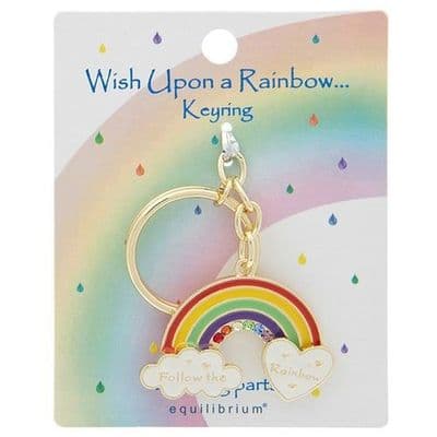 Wish Upon A Rainbow Keyring Rainbow