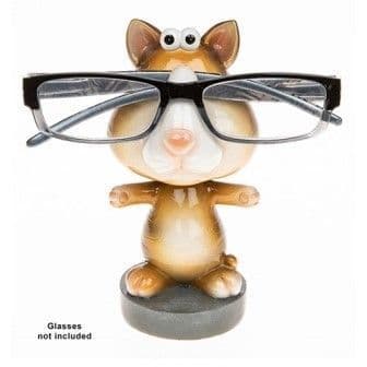 Wobble Head Specs Holder Cat
