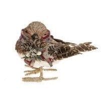 Woodland Christmas Robin Medium (left)