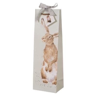 Wrendale Designs Bottle Gift Bag - Hare