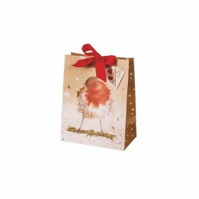 Wrendale Designs Small Gift Bag - Robin
