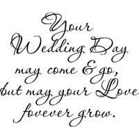 Your Wedding Stampendous Cling Stamp (CRV305)