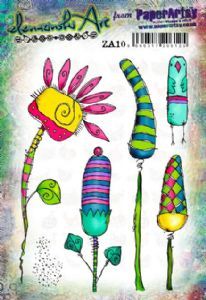 Zinski Art Set 10 (A5 set, trimmed, on EZ) ZA10 PaperArtsy Stamp