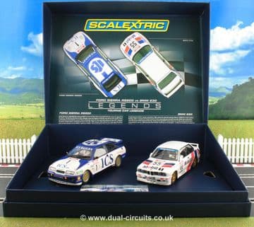 Scalextric C3693A Ford Sierra RS500 v BMW E30 Legends