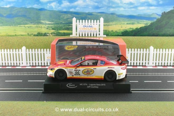 Slot It SICA48B Maserati MC GT4 #66 Laguna Seca 2015