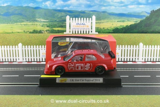 Slot It SISC35AB Alfa 155 V6 TI 2018 UK Slot Car Festival