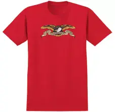 Anti Hero T-Shirt Eagle Red Medium Adult