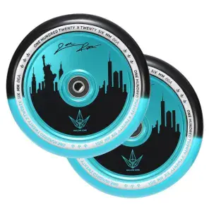 Blunt 120mm Jon Reyes Signature Wheel - Black/Teal  (Sold In Pairs)WAS £69.90 ALLEYOOPS PRICE £54.90