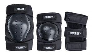Bullet Adult Triple Combo Pad Set - Knee, Elbow and Wrist
