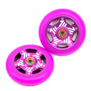 CORE Vent Hollow 110mm Stunt Scooter Wheel - Purple (Sold In Pairs)
